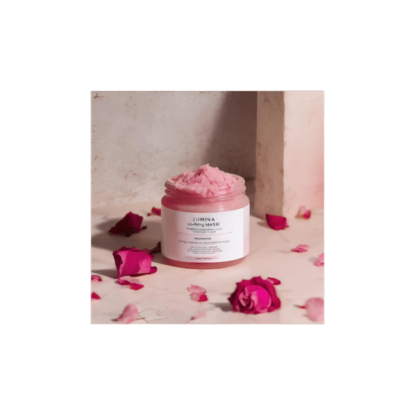 Soothing Rose Mask – Natural Calming Clay Mask by Lumina Naturals